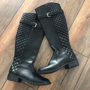 Zara Traflauc black riding boots